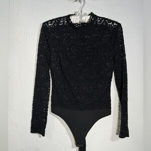 Gorgeous Jonathan Simkhai Black Lace Bodysuit - Date Night - Feminine-Romantic